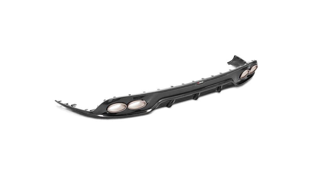Akrapovic Rear Carbon Fiber Diffuser - High Gloss Porsche 911 Turbo/Turbo S (991.2) 2016-19