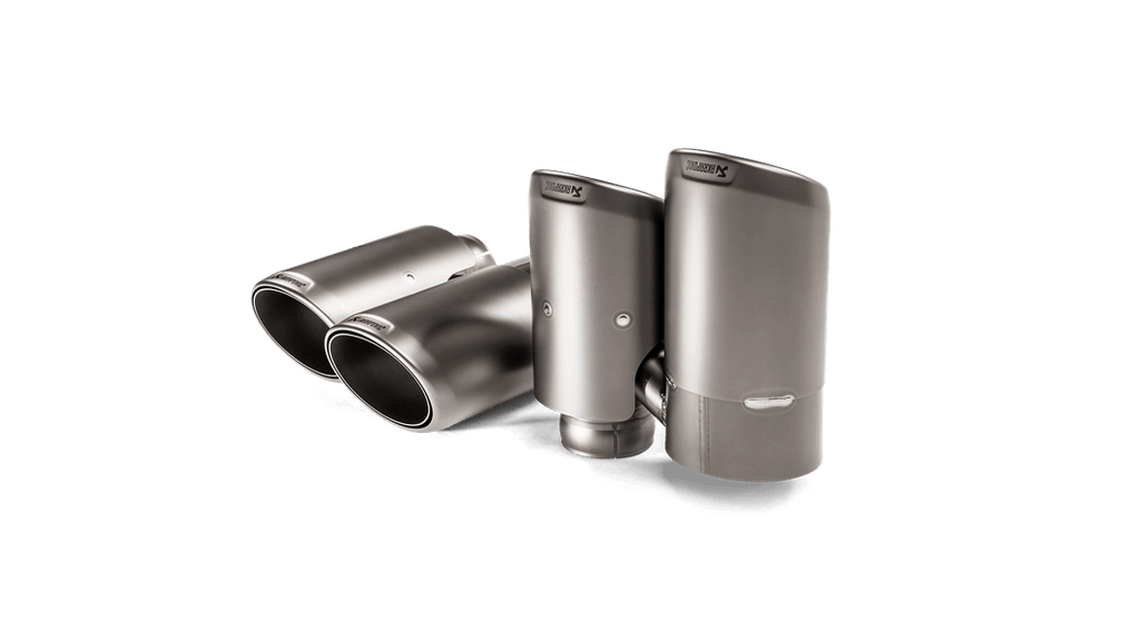 Akrapovic Tail Pipe Set (Titanium) for 2018-2024 Porsche Cayenne V6  OPF/GPF