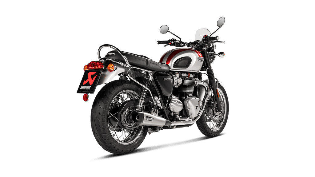 Akrapovic Slip-On Exhaust Triumph Bonneville T100 / T120