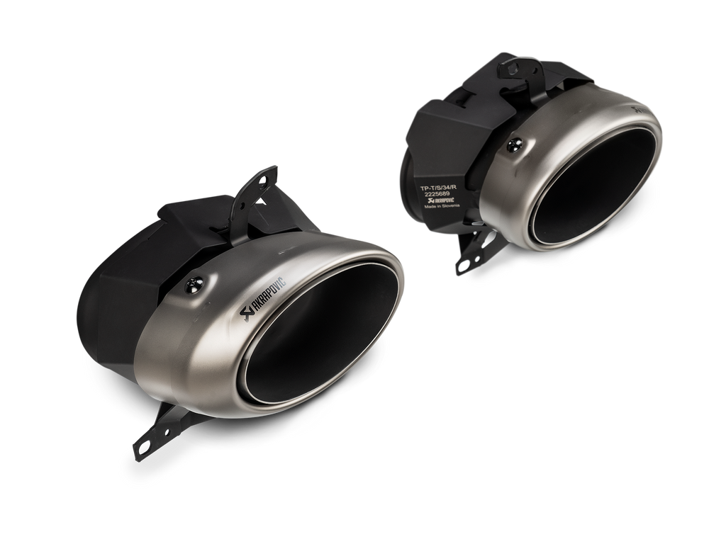 Akrapovic Slip-On Race Line (Titanium) with Tail Pipe Set for 2020-21 Porsche 911 Turbo/Turbo S
