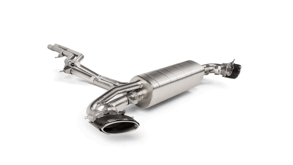 Akrapovic Evolution Line Cat Back (Titanium) w/Carbon Fiber/Titanium Tips for 2020+ Audi RS Q8 (4M)
