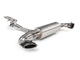 Akrapovic Evolution Line Cat Back (Titanium) w/Carbon Fiber/Titanium Tips for 2020+ Audi RS Q8 (M4) img1