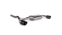 Carica l&#39;immagine nel visualizzatore di Gallery, Akrapovic Slip-On Line (Titanium) Carbon Tips for 2020-2024 BMW M135i / 2020 X2 M35i / Mini Clubman All4