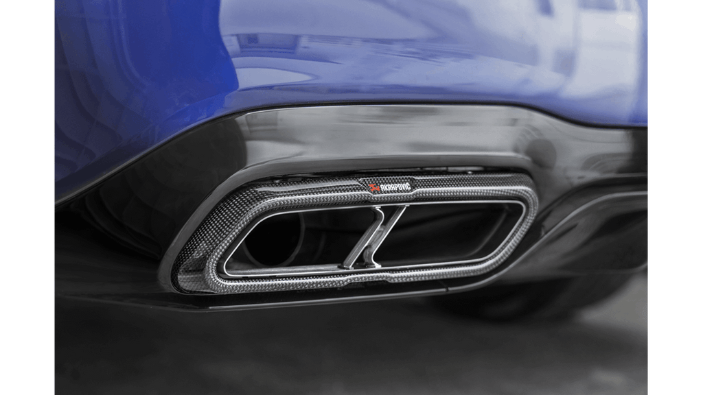 Akrapovic Evolution Tail Pipe Set (High Gloss Carbon) for 2018 Mercedes Benz E63/ Estate (W213/ S213)