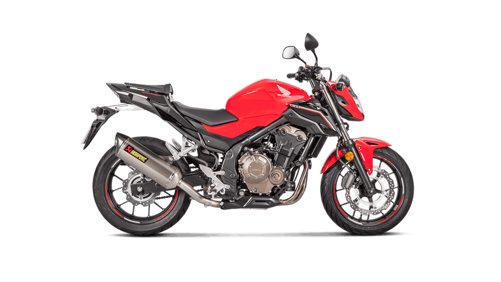 Akrapovic Slip-On Exhaust for 2016-2018 Honda CBR500R / CB500F / CB500X