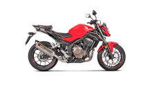 Carica l&#39;immagine nel visualizzatore di Gallery, Akrapovic Slip-On Exhaust for 2016-2018 Honda CBR500R / CB500F / CB500X