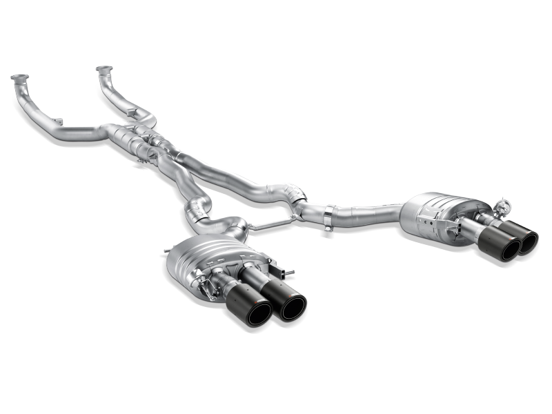 Akrapovic Evolution Line Cat Back (Titanium) w/ Titanium Tips for BMW M6 Gran Coupe (F06) 2013-17