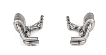 Akrapovic Slip-On Race Line (Titanium) with Tail Pipe Set and Evolution Header Set for 2018-20 Porsche 911 GT3/RS