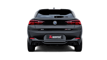 Carica l&#39;immagine nel visualizzatore di Gallery, Akrapovic Slip-On Line (Titanium) Carbon Tips for 2020-2024 BMW M135i / 2020 X2 M35i / Mini Clubman All4