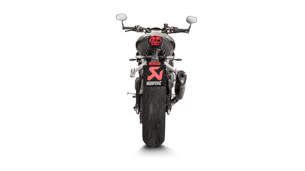 Akrapovic Homologated Slip-On Exhaust for 2017-2020Triumph Street Triple 765