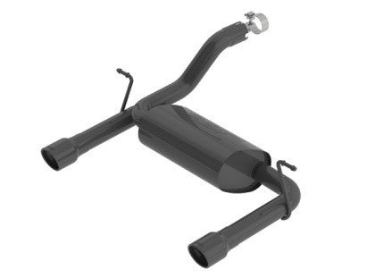 Borla Touring SS Axle Back Black Coated Exhaust w/3.5in Tips for 2018 Jeep Wrangler JL/JLU 3.6L