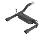Borla Touring SS Axle Back Black Coated Exhaust w/3.5in Tips for 2018 Jeep Wrangler JL/JLU 3.6L