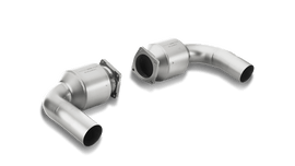 Akrapovic Link Pipe Set w/ Cat (Titanium) for 2010-13 Porsche 911 Turbo/Turbo S (997)