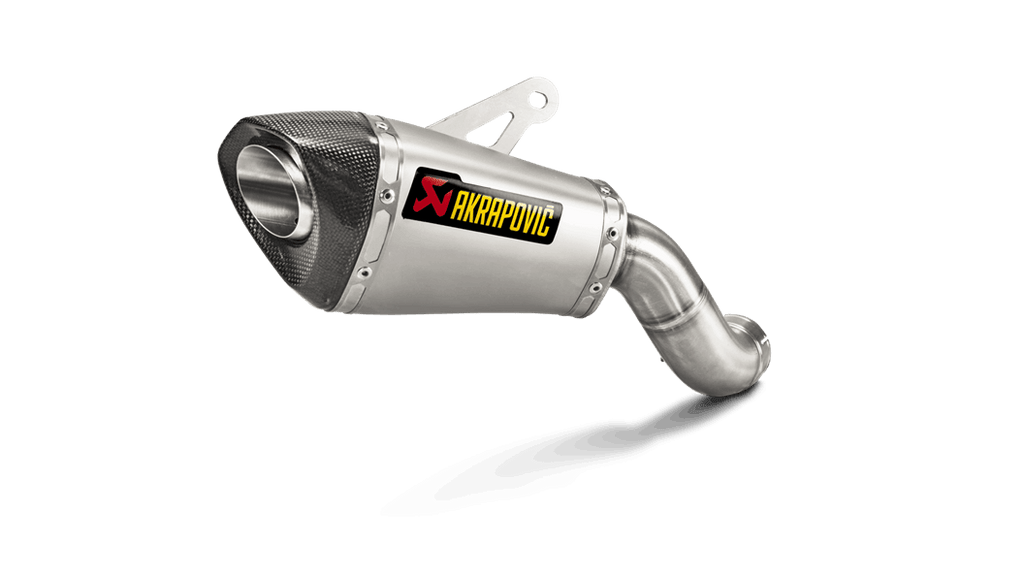Akrapovic Slip-On Exhaust for 2017-2019 Kawasaki Z900 image 1