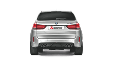 Carica l&#39;immagine nel visualizzatore di Gallery, Akrapovic Matte Rear Carbon Fiber Diffuser for 2015-18 BMW X5M X6M