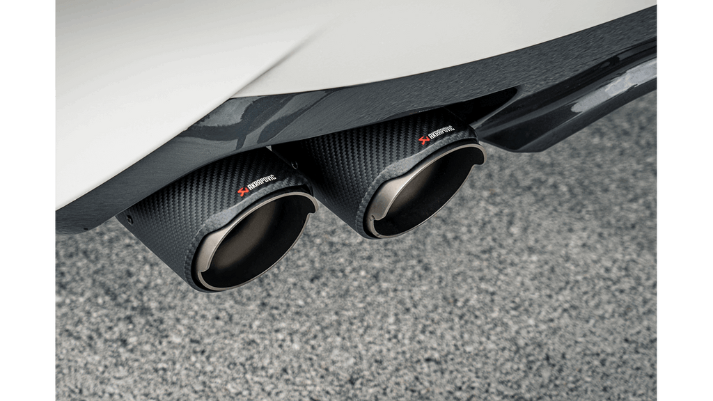 Akrapovic Slip-On Line (Titanium) w/Carbon Fiber Tips for 2019-2024 BMW Z4 M40i