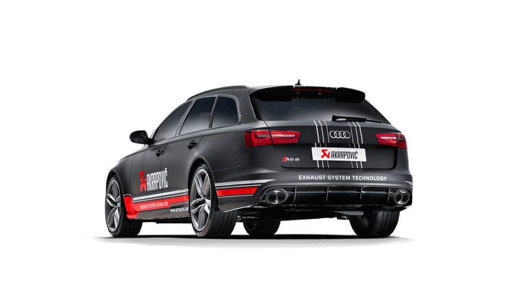 Akrapovic 14-17 Audi RS6 Avant (C7) Evolution Line Cat Back (Titanium) w/ Carbon Tips