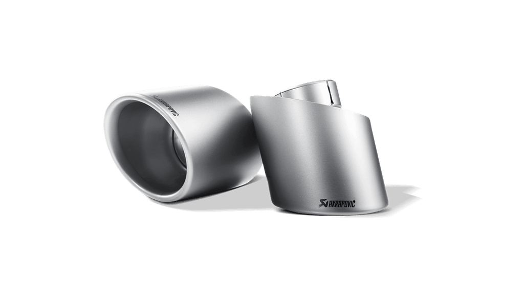 Akrapovic 08-17 Abarth 500/500C Tail Pipe Set (Titanium)
