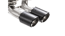 Carica l&#39;immagine nel visualizzatore di Gallery, Akrapovic Evolution Line Cat Back (Titanium) w/Carbon Tips BMW M2 F87 (Excl M2 Competition) 2016-17
