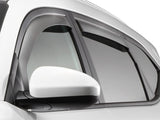 WeatherTech F&R Side Window Deflectors - Dark Smoke For Hyundai Tucson (No Hydrogen Models) 2016+