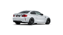 Carica l&#39;immagine nel visualizzatore di Gallery, Akrapovic Slip-On Line (Titanium) w/Carbon Fiber Tips for 2018-2024 BMW M2 Competition/M2 CS