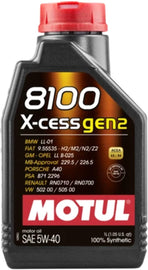Motul 8100 5W40 X-CESS Synthetic Engine Oil - Gen 2 image 1