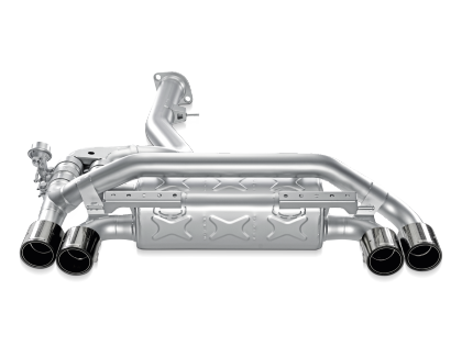 Akrapovic Slip-On Line (Titanium) w/ Carbon Tips for 2011-12 BMW 1 Series M Coupe