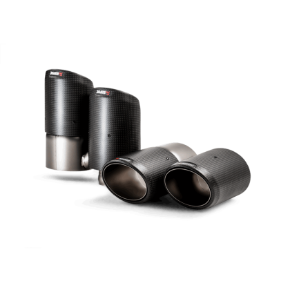 Akrapovic Evolution Line Cat Back (Titanium) with Carbon Fiber Tips for 2018+ Porsche Cayenne V6 (536)