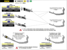 Load image into Gallery viewer, Arrow Competition &quot;Low&quot; Full Exhaust System for 2023+ BMW M1000R img complete