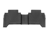 WeatherTech Double Cab Rear FloorLiner - Black For Toyota Tacoma 2016+