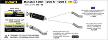 Load image into Gallery viewer, Arrow Racing Silencers for 2016-20 Ducati Monster 1200, 1200S, 1200R