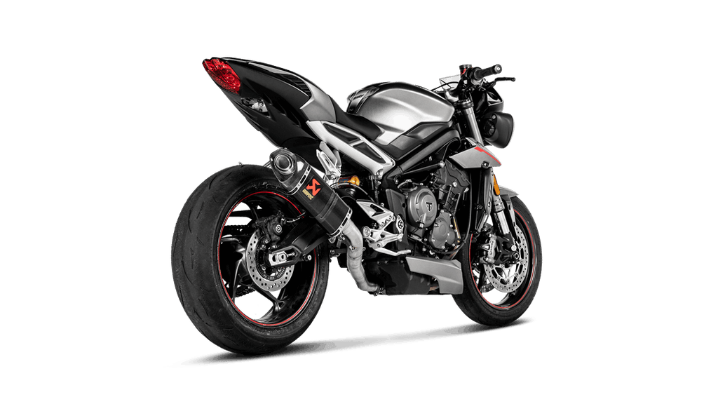 Akrapovic Slip-On Exhaust for 2017-2019 Triumph Street Triple 765 R / RS / S