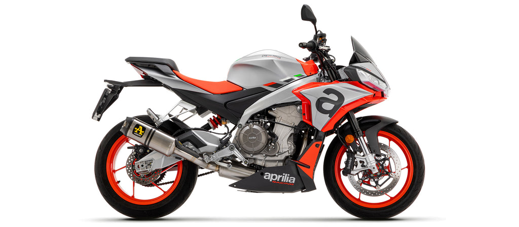 Arrow Full Titanium Competition With Indy Silencer and Carbon Endcap for Aprilia RS660, Tuono 660 full image1