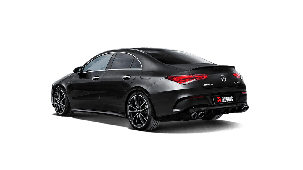Akrapovic Slip-On Line Titanium Tips for 2019-2024 Mercedes-Benz CLA35 AMG