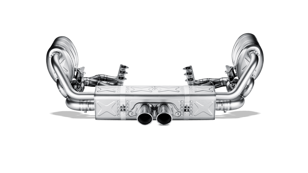 Akrapovic Evolution Line w/ Header (Titanium) w/ Titanium Tips for 06-09 Porsche 911 GT3/RS 3.6
