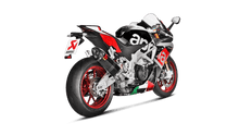 Laden Sie das Bild in den Galerie-Viewer, Akrapovic Homologated Slip-On Exhaust Aprilia RSV4 RR / RF 2015-2016 - (MPN # S-A10SO7-HRC)