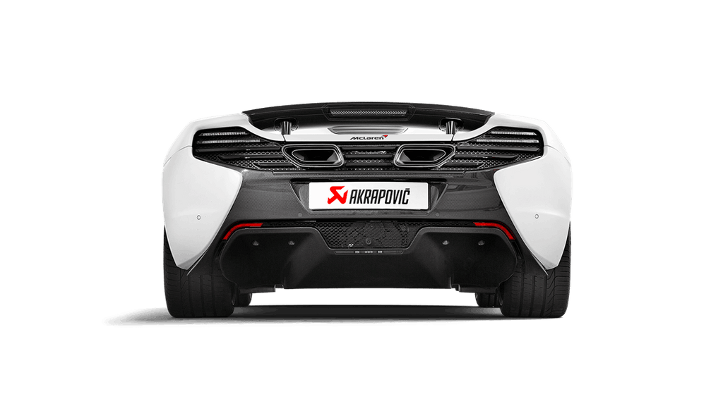 Akrapovic 14-17 McLaren 650S/650S Spyder Slip-On Line (Titanium) w/ Carbon Tips