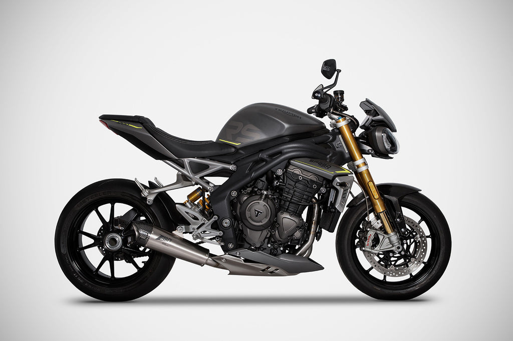 ZARD EXHAUST - Racing Headers/ Link Pipe for 2021+ Triumph Speed Triple 1200 RS and 1200RR img9