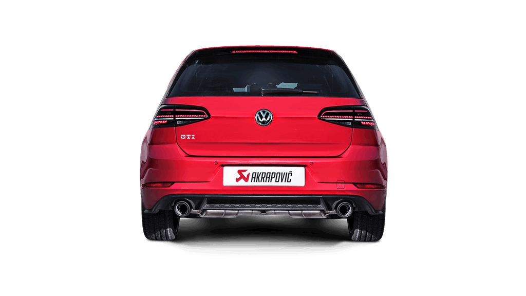 Akrapovic Performance Slip-On Line (Titanium) w/ Carbon Tips for 2017-19 Volkswagen Golf (VII) GTI FL