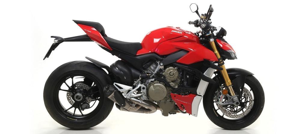 Arrow Exhaust Works Racing Silencers for Ducati Panigale V4, Streetfighter V4