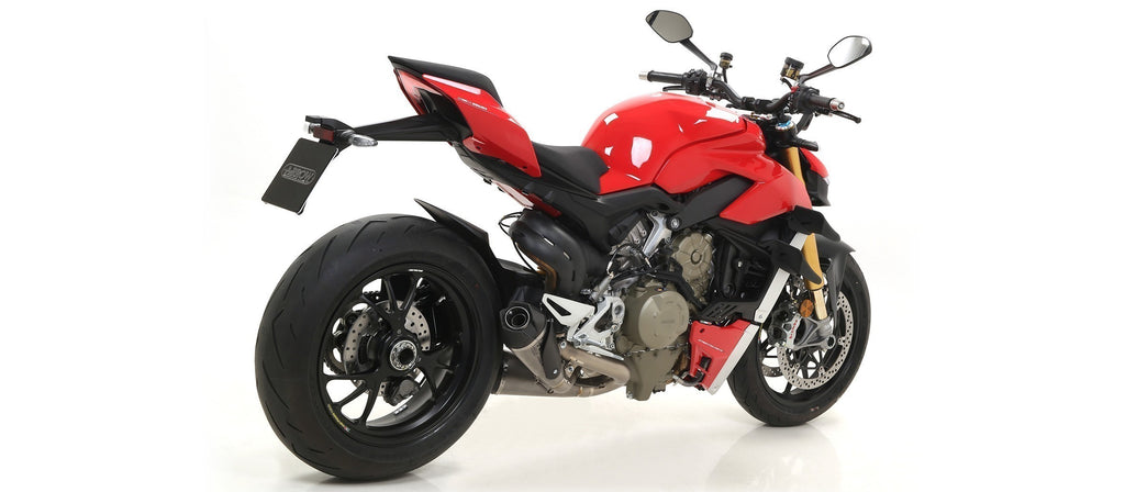 Arrow Exhaust Works Racing Silencers for Ducati Panigale V4, Streetfighter V4