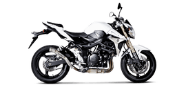 Akrapovic Megaphone Slip-On Exhaust for 2015-2016 Suzuki GSXS750