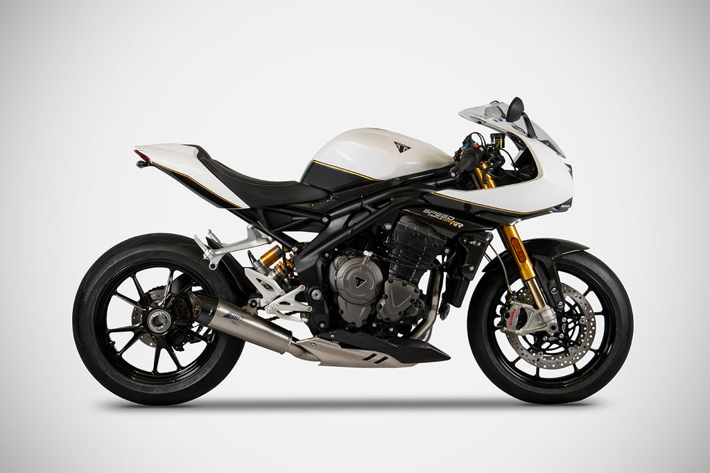 ZARD EXHAUST - Racing Headers/ Link Pipe for 2021+ Triumph Speed Triple 1200 RS and 1200RR img13