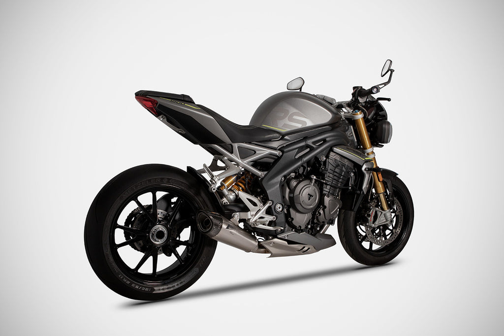 ZARD EXHAUST - Racing Headers/ Link Pipe for 2021+ Triumph Speed Triple 1200 RS and 1200RR img14