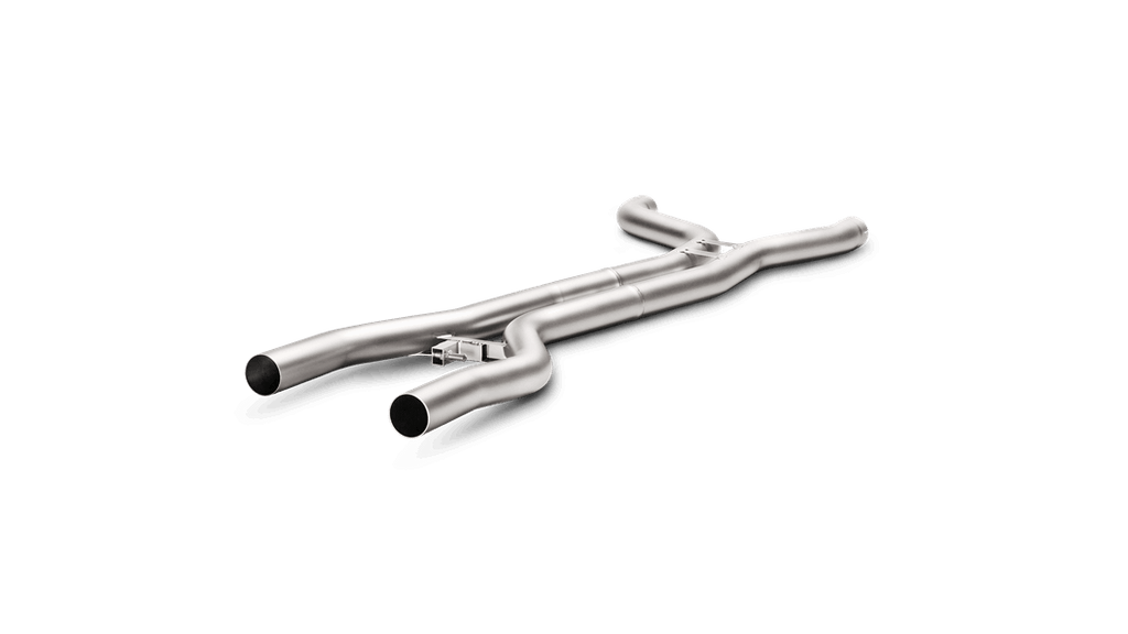 Akrapovic Evolution Link Pipe Set (Titanium) for 2015-17 Porsche Cayenne Turbo/ GTS (958 FL)