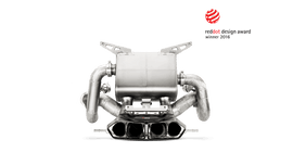 Akrapovic Slip-On Line (Titanium-Inconel) Carbon Titanium Tips for 2011-17 Lamborghini Aventador