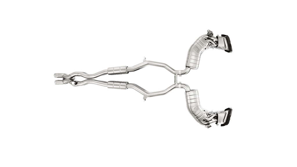 Akrapovic Evolution Line Titanium Cat Back w/ Carbon Tips (Req Link Pipe) for 2015-17 AMG S63 Coupe (C127)