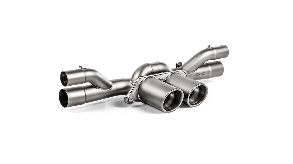 Akrapovic Slip-On Race Line (Titanium) w/o Tail Pipe Set for 2018-20 Porsche 911 GT3
