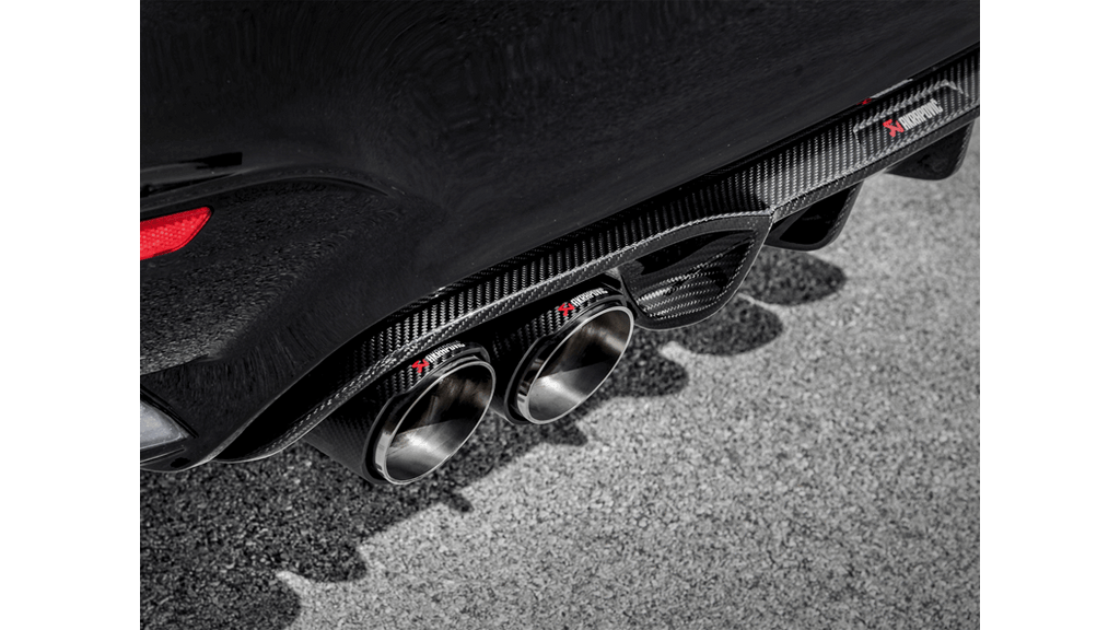 Akrapovic Rear Carbon Fiber Diffuser - High Gloss for BMW M3 (F80) 2014-18