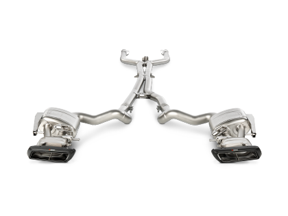 Akrapovic Evolution Line Cat Back (Titanium) w/ Carbon Tips and Link Pipe for 2015-17 AMG C63 Estate